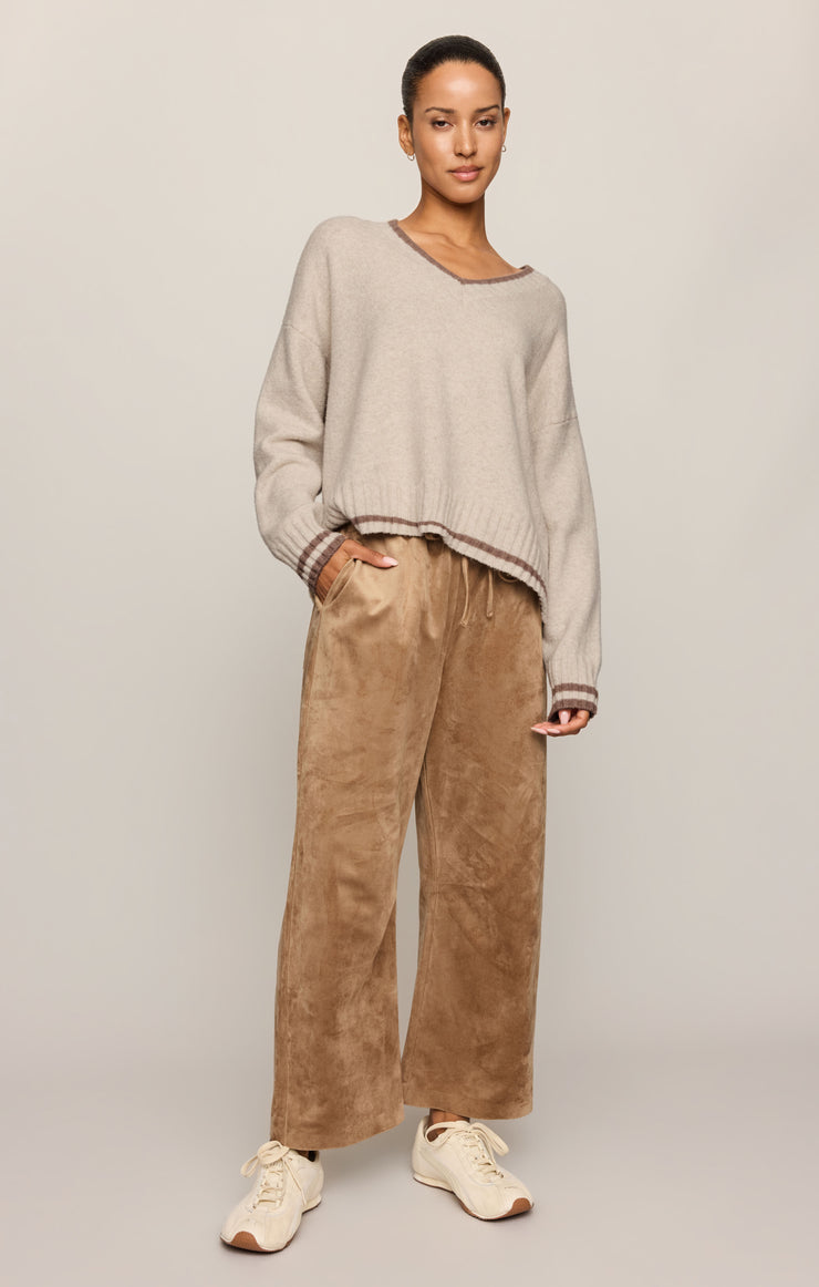 Pants Drift Faux Suede Pant Light Sand