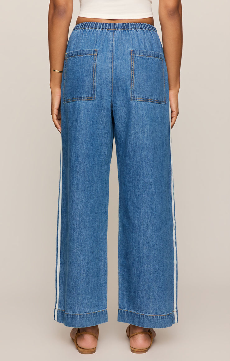 Pants The Sidelines Denim Track Pant Dreamstate