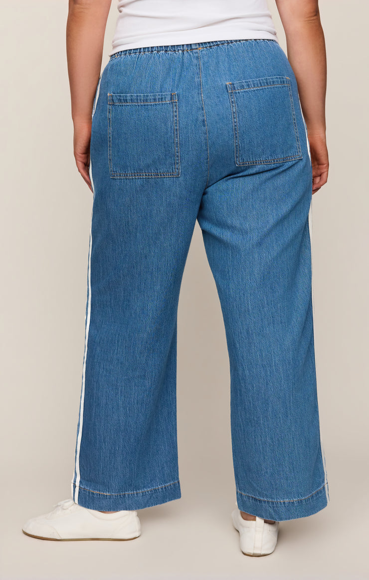 Pants Sidelines Ankle Denim Track Pant Dreamstate