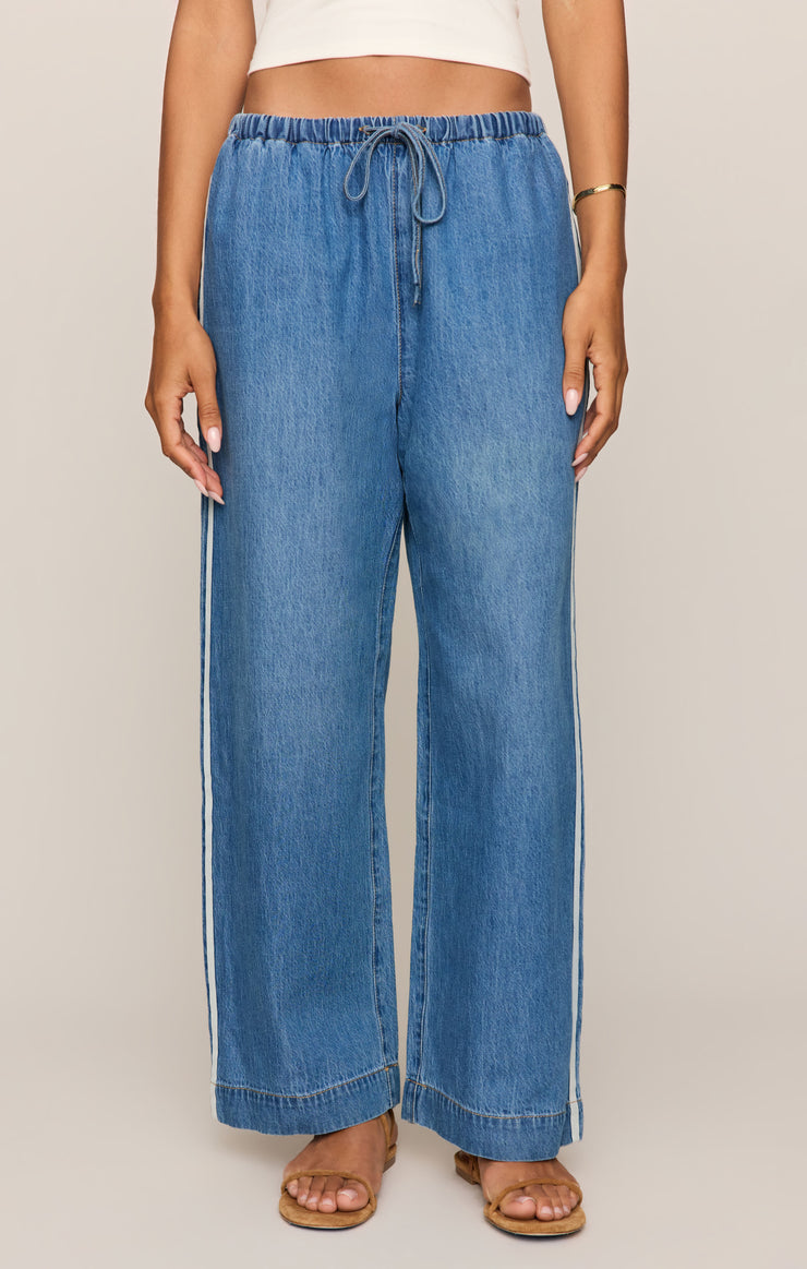 Pants The Sidelines Denim Track Pant Dreamstate
