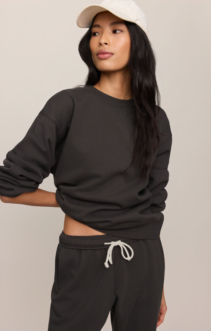 Pants Uptown Classic Fleece Jogger Ash Black