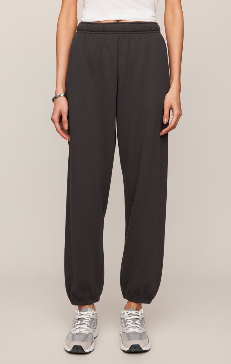 Pants Uptown Classic Fleece Jogger Ash Black