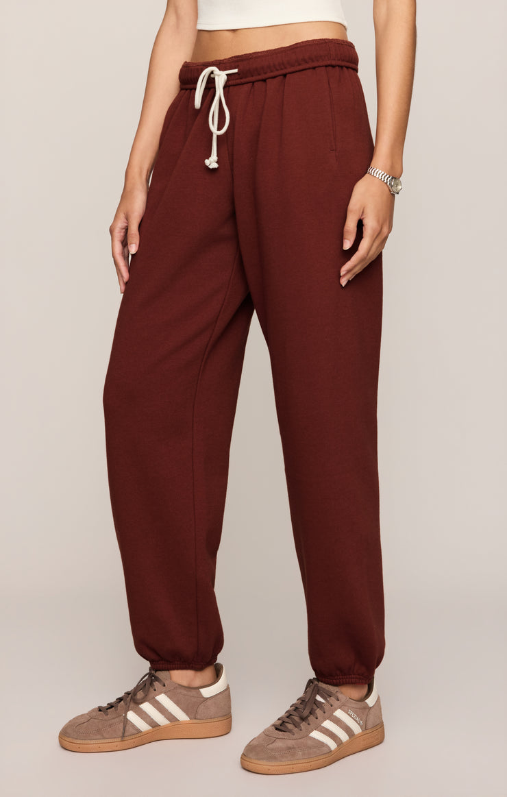 Pants Uptown Classic Fleece Jogger Velvet Rouge