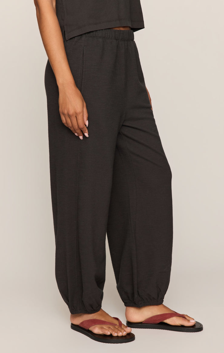 Pants Deena Balloon Knit Jogger Ash Black