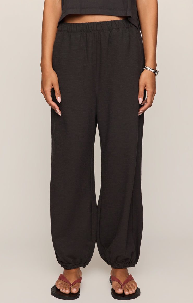 Pants Deena Balloon Knit Jogger Ash Black