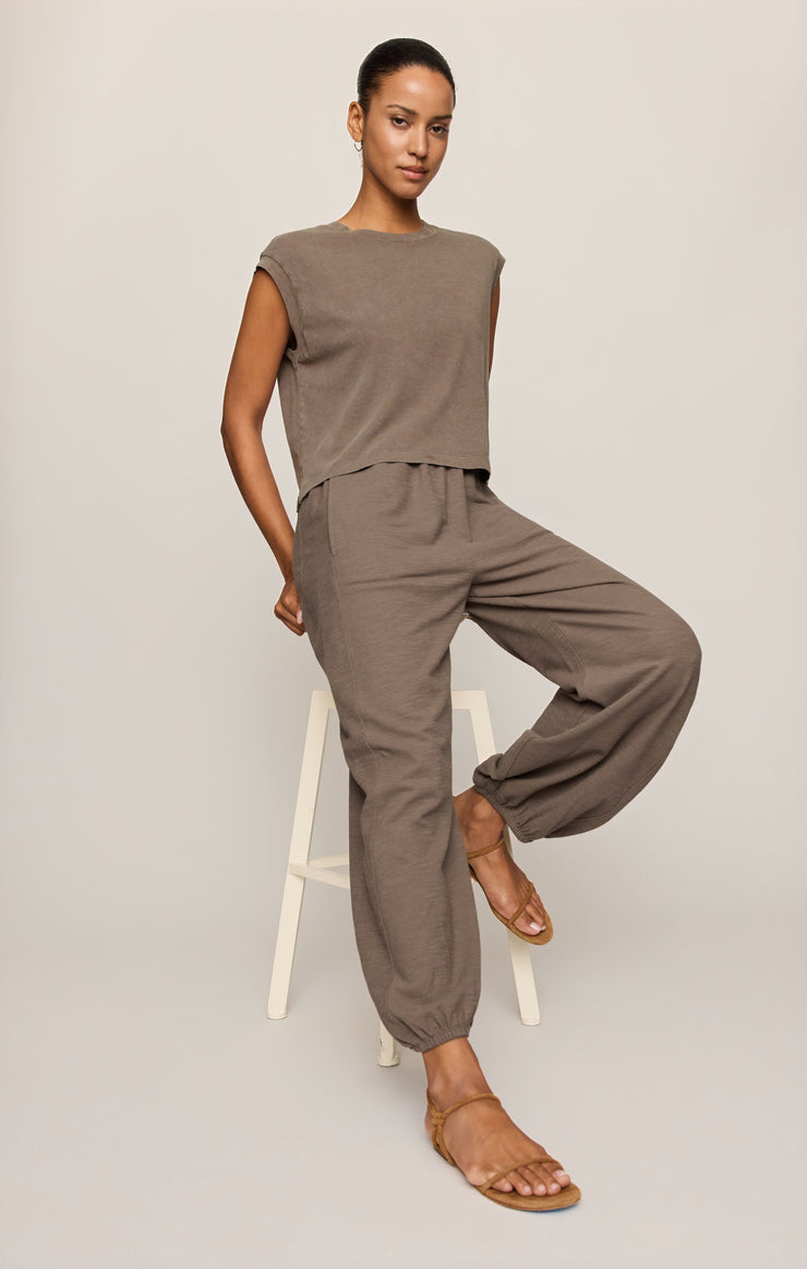 Pants Deena Balloon Knit Jogger Pebble Coast