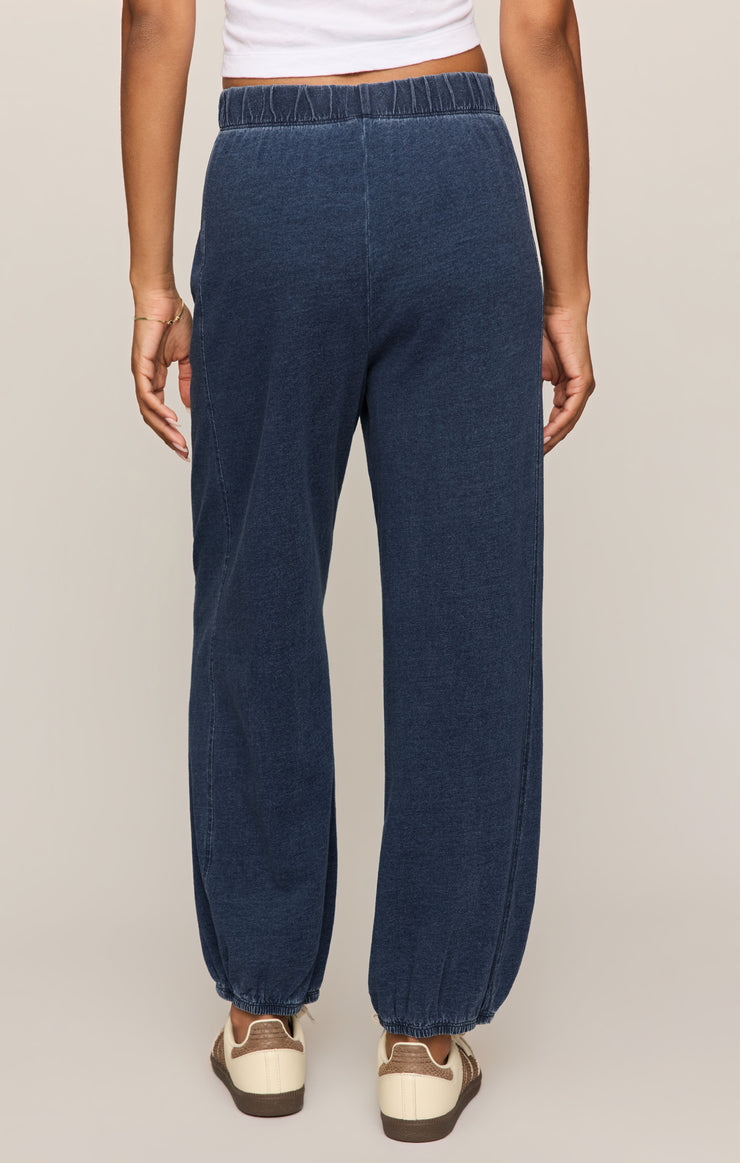 Pants Janie Knit Denim Jogger Indigo