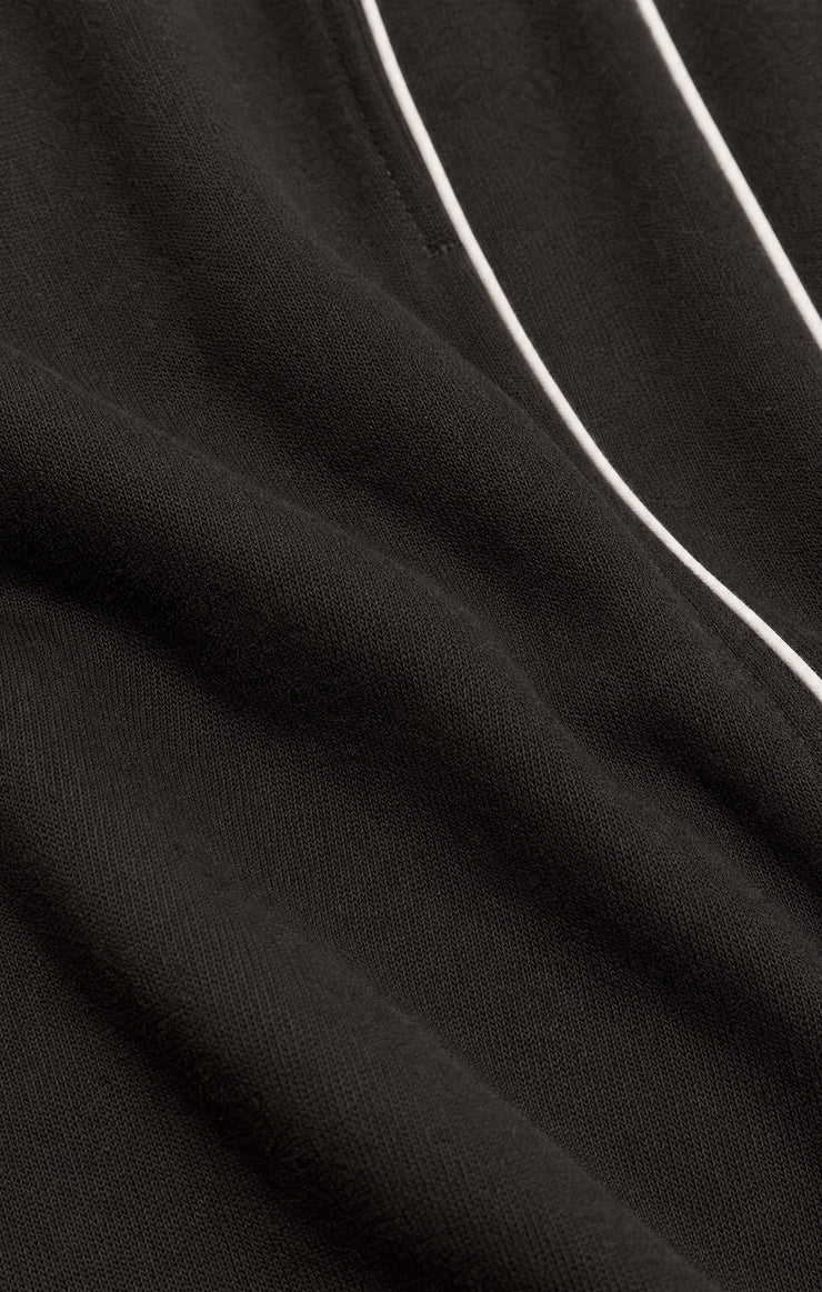 Pants Sport Stripe Knit Terry Pant Ash Black
