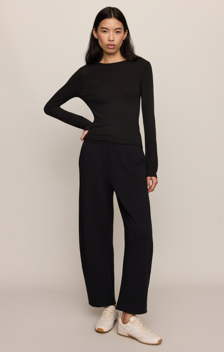 Pants Neo Knit Barrel Leg Pant Black