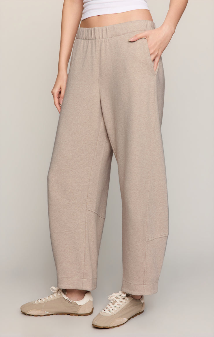 Pants Neo Knit Barrel Leg Pant Natural Heather