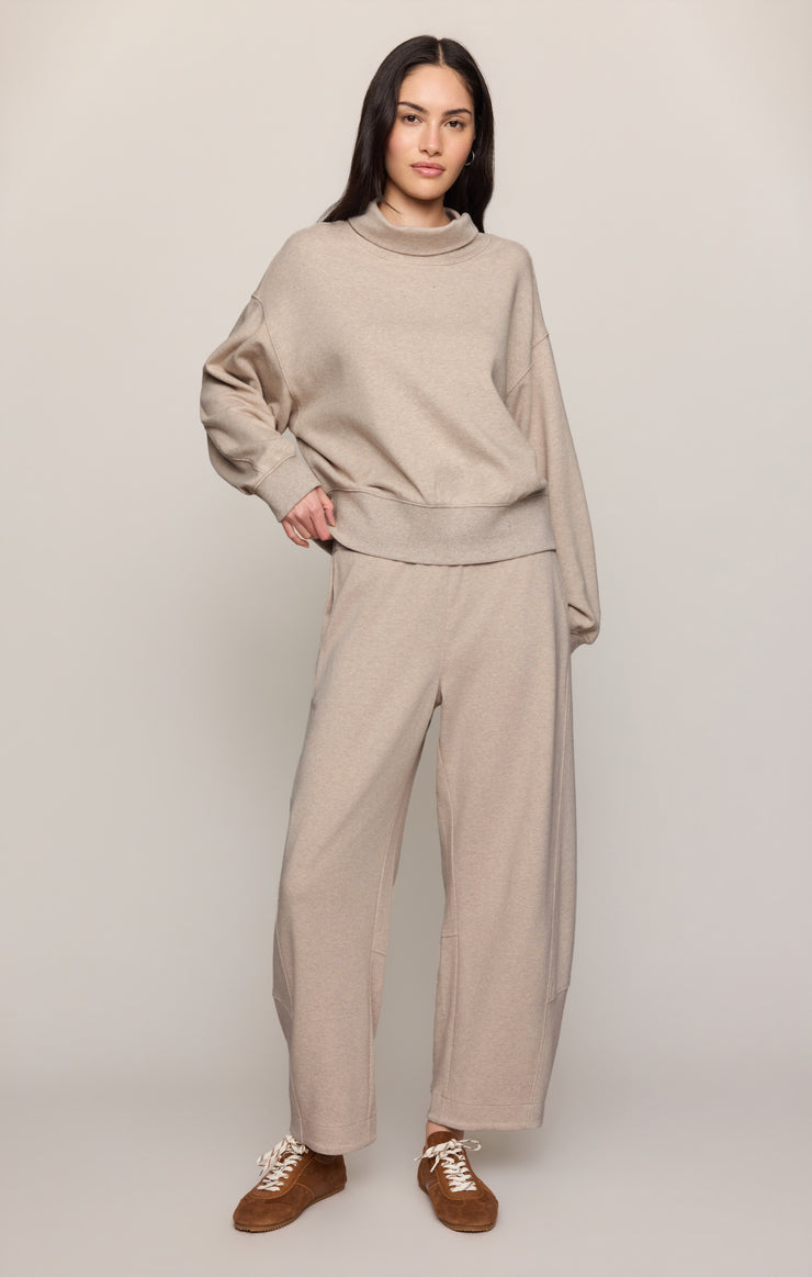 Pants Neo Knit Barrel Leg Pant Natural Heather