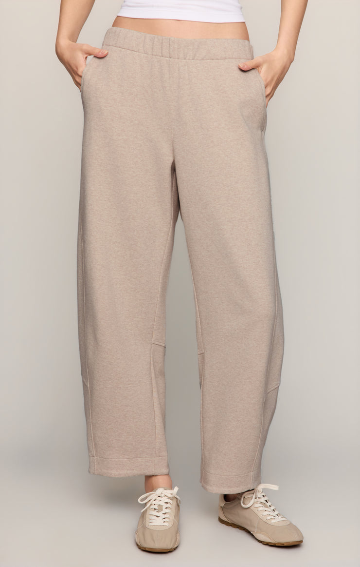 Pants Neo Knit Barrel Leg Pant Natural Heather