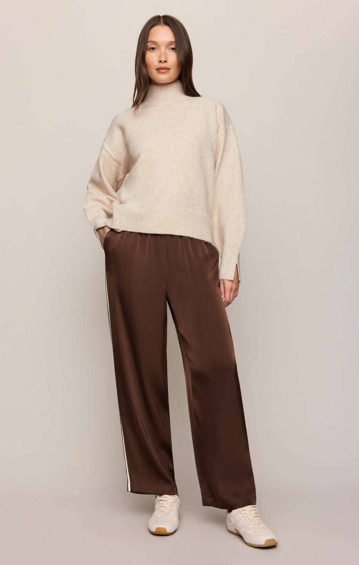 Pants In Stride Satin Track Pant Russet