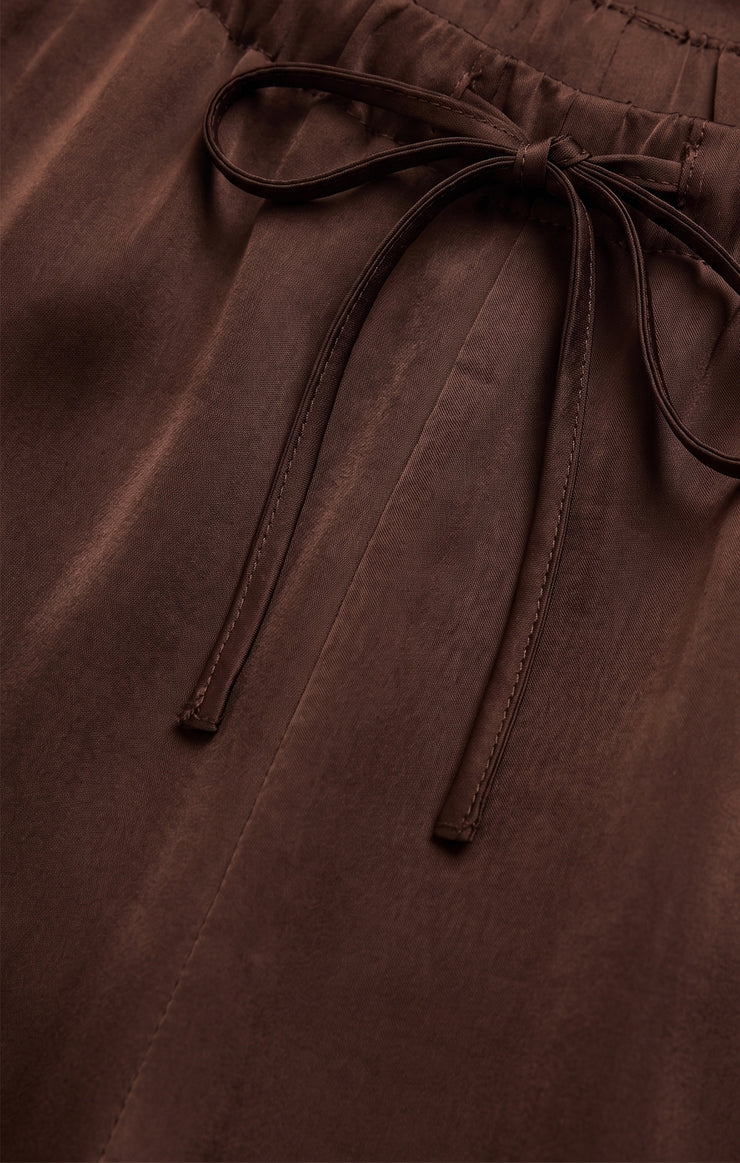 Pants In Stride Satin Track Pant Russet