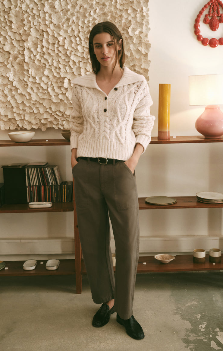 Pants Colman Bowed Utility Pant Golden Olive