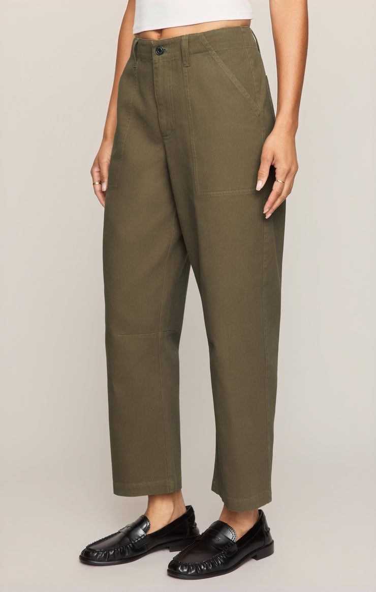 Pants Colman Bowed Utility Pant Golden Olive