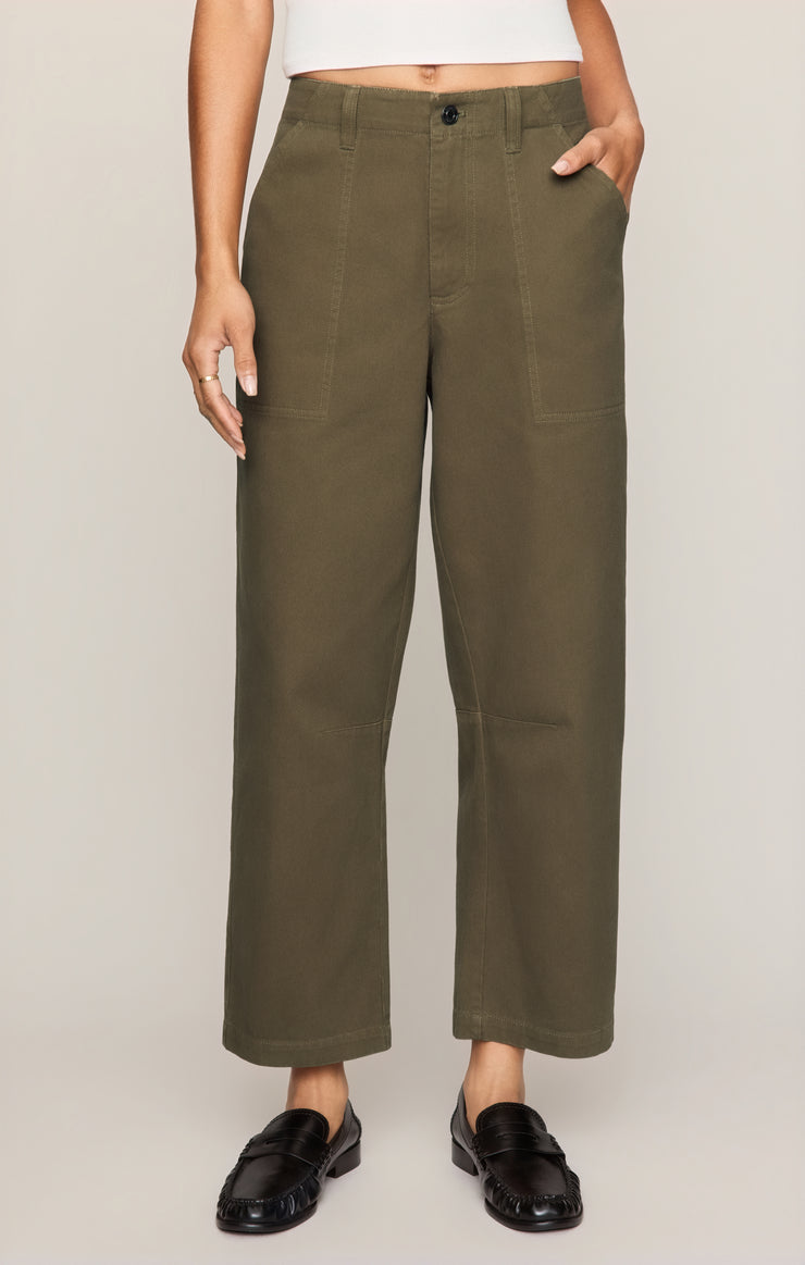 Pants Colman Bowed Utility Pant Golden Olive