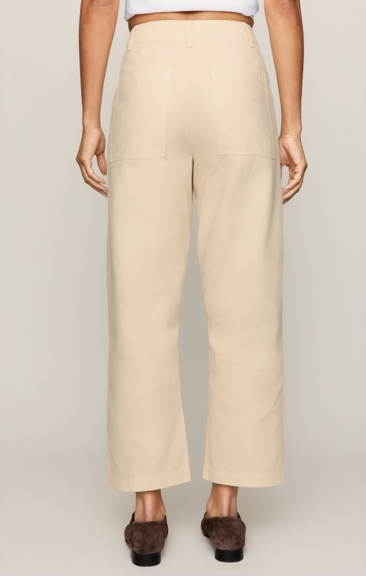 Pants Colman Bowed Utility Pant Soft Ecru