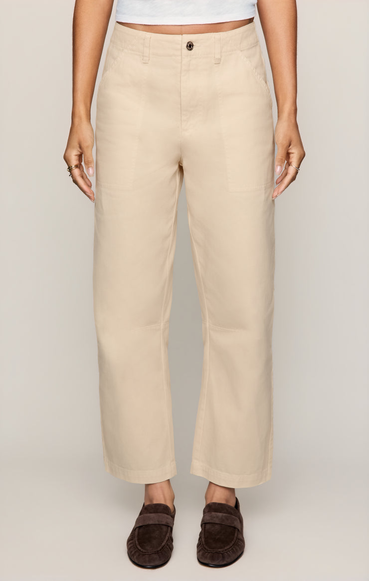 Pants Colman Bowed Utility Pant Soft Ecru