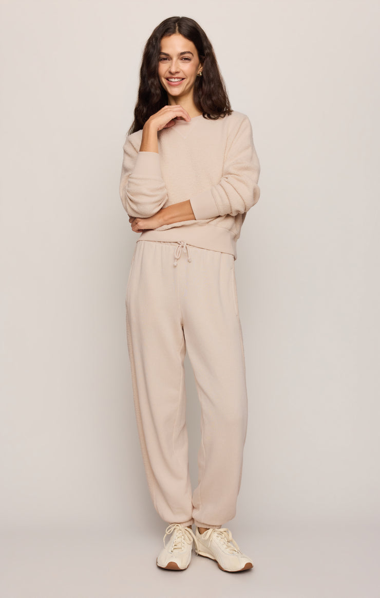Pants Basecamp Textured Jogger Frosted Pearl
