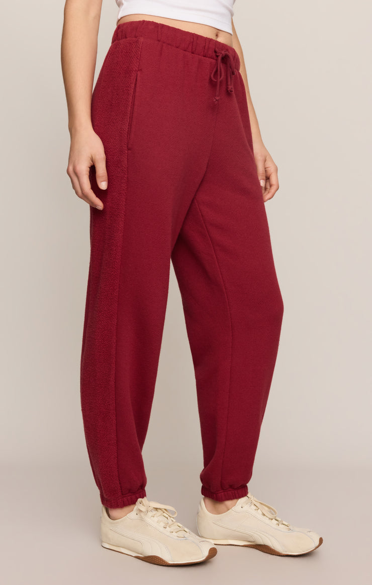 Pants Basecamp Textured Jogger Red Dahlia