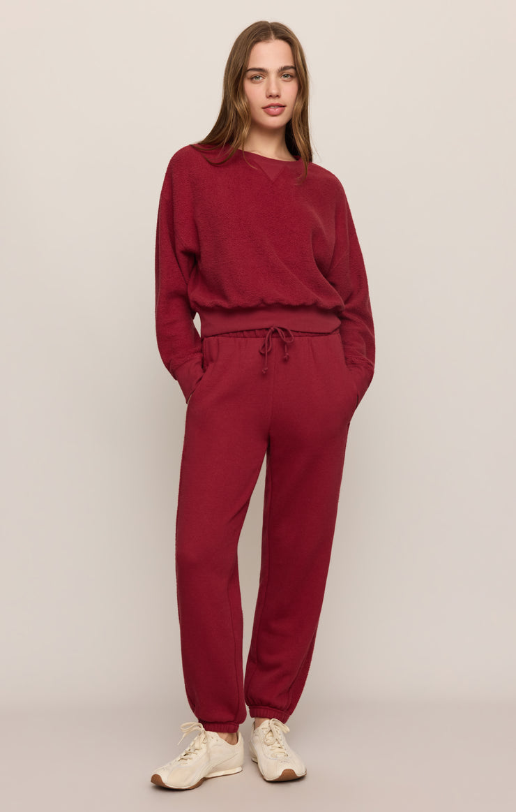 Pants Basecamp Textured Jogger Red Dahlia