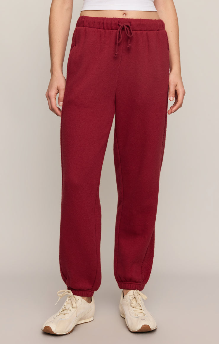 Pants Basecamp Textured Jogger Red Dahlia