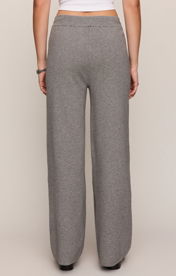 Pants Take It Easy Wide Leg Sweater Pant Classic Heather Grey