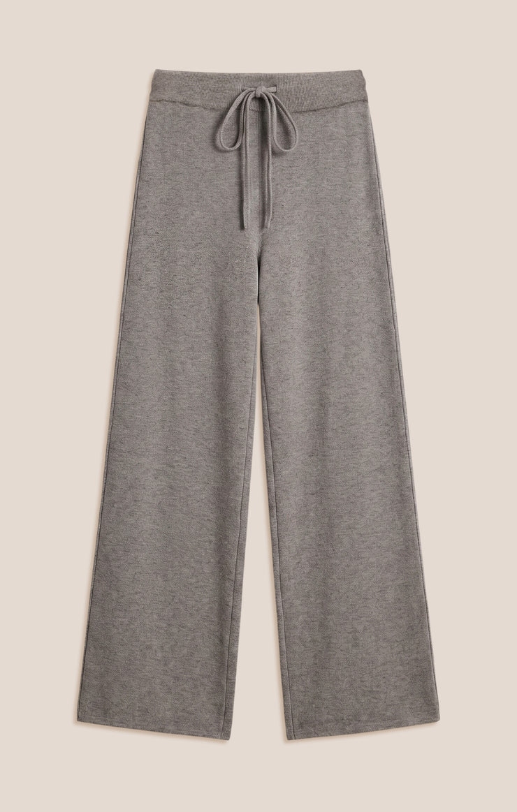 Pants Take It Easy Wide Leg Sweater Pant Classic Heather Grey