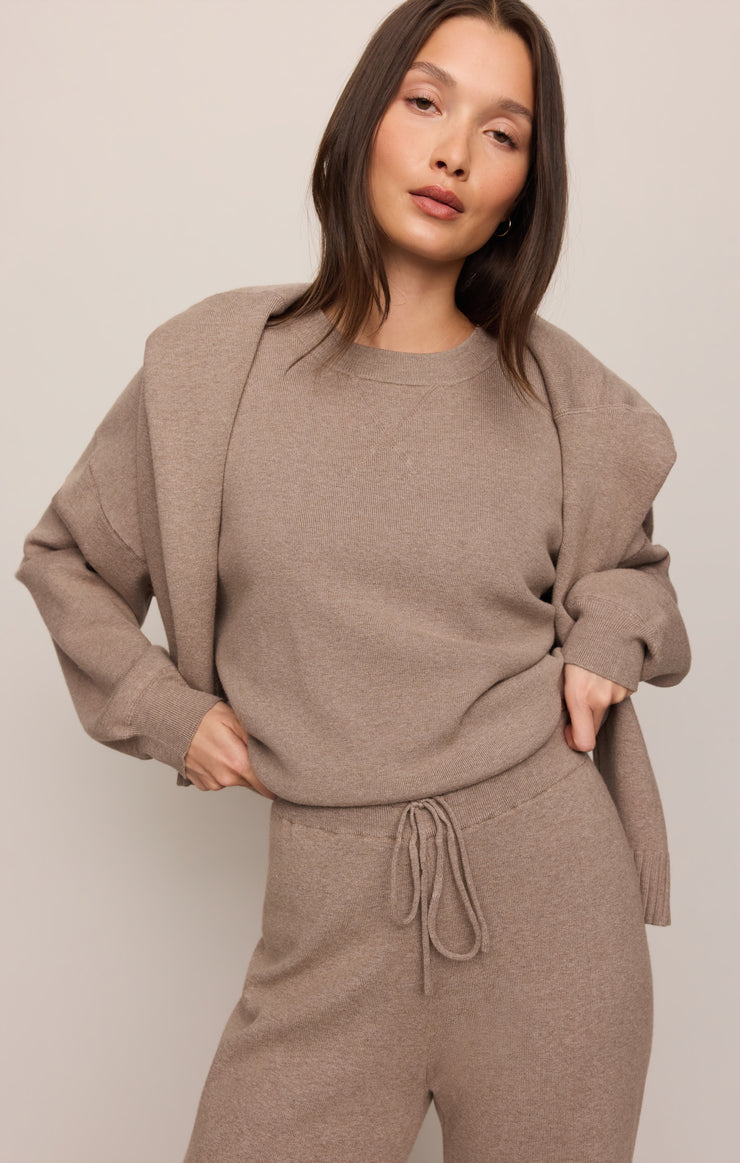 Take It Easy Wide Leg Sweater Pant