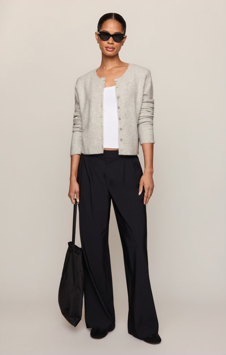 Pants Travel Wide Leg Trouser Black
