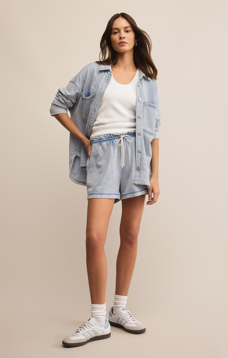 Shorts Gael Knit Denim Short Gael Knit Denim Short