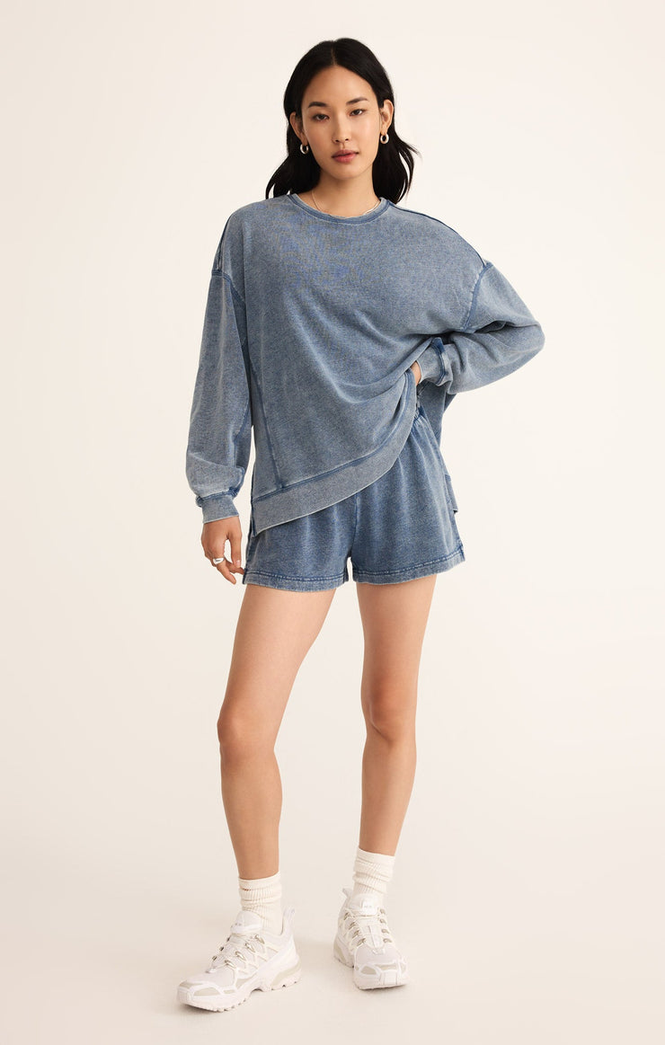 Shorts Weekender Knit Denim Short Medium Indigo