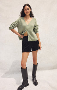 ShortsTia Faux Suede Short Black