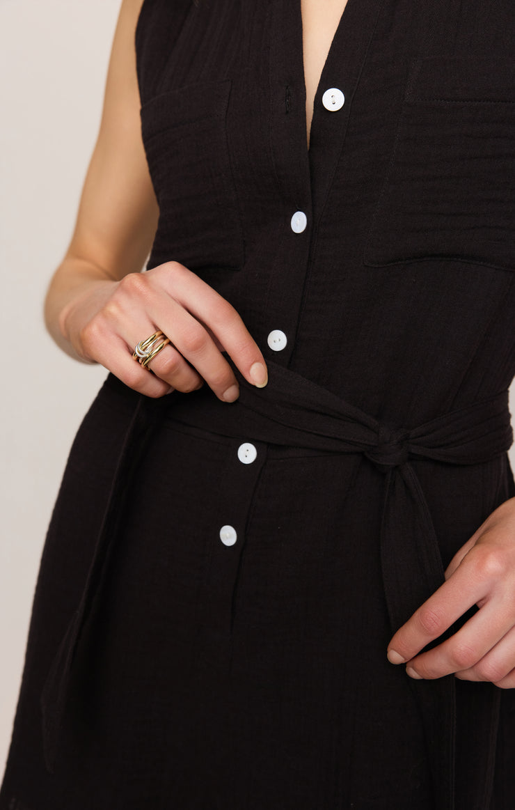 Shorts New Light Airy Gauze Romper Black