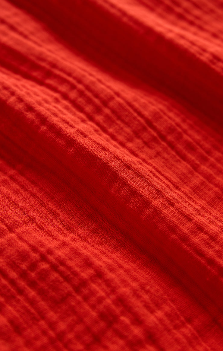 The Perfect Airy Gauze Button Up