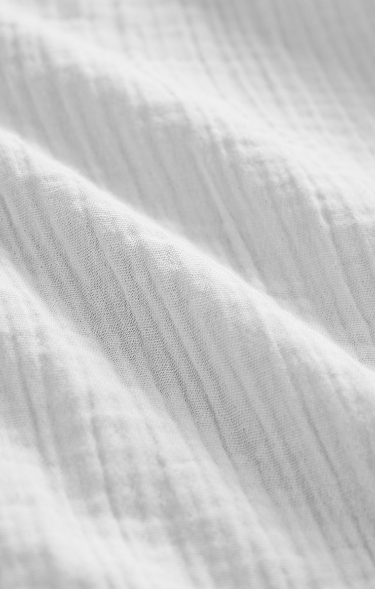 Tops The Perfect Airy Gauze Button Up White