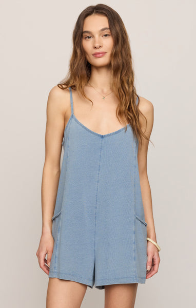 Go Easy Jersey Denim Romper – Z SUPPLY