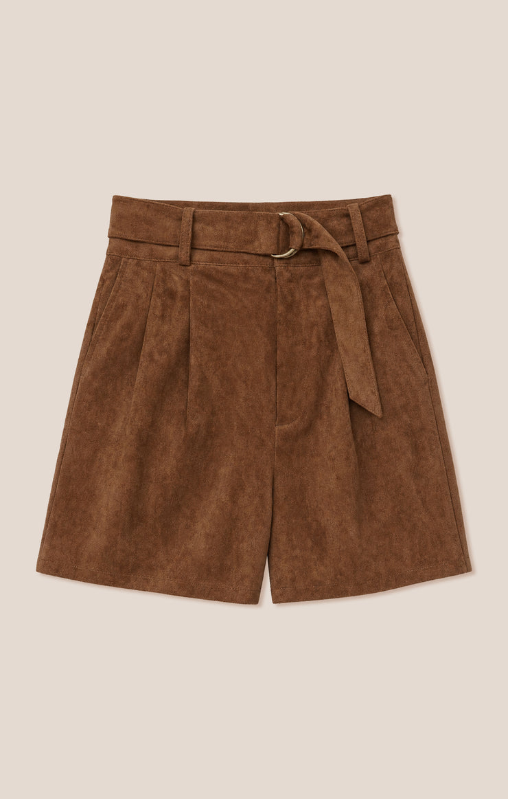 Ivory Suede Short