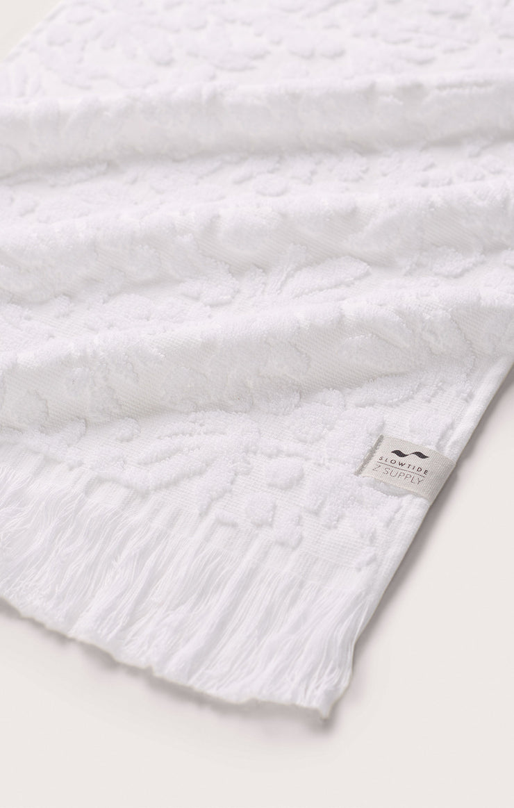 Accessories Rouen Jacquard Bath Towel Off White