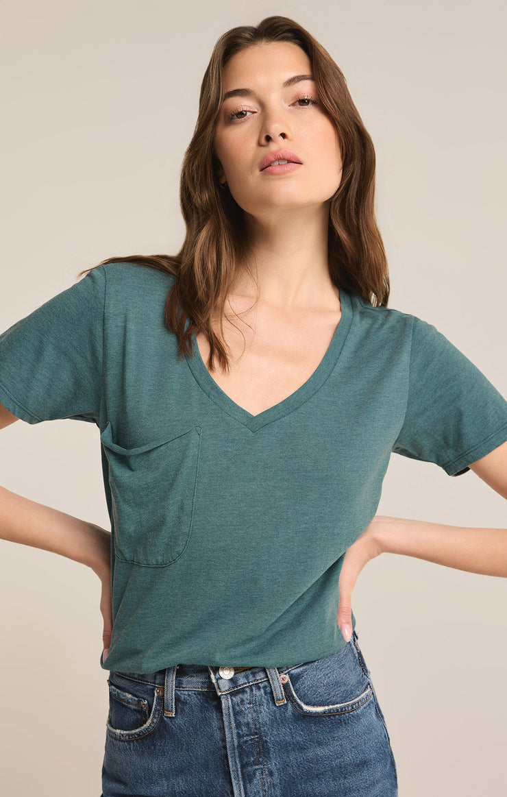 トップス PHEENY/MULTI BORDER POCKET TEE(BROWN) apparel_tops_undefeated_sunfad