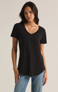 TopsPocket Tee Jet Black