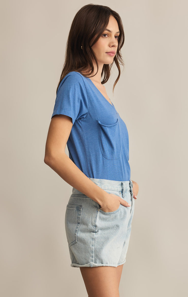 Tops Pocket Tee Riviera