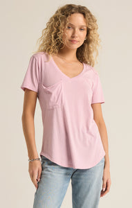 TopsPocket Tee Sunset Mauve