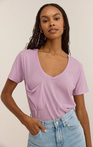 TopsPocket Tee Washed Orchid