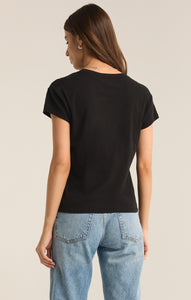 TopsModern Slub Tee Black