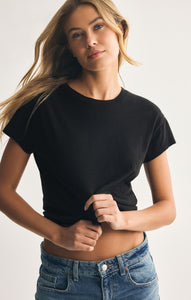 TopsModern Slub Tee Black