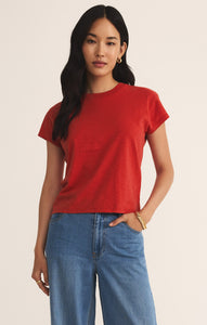 TopsModern Slub Tee Cabana Red
