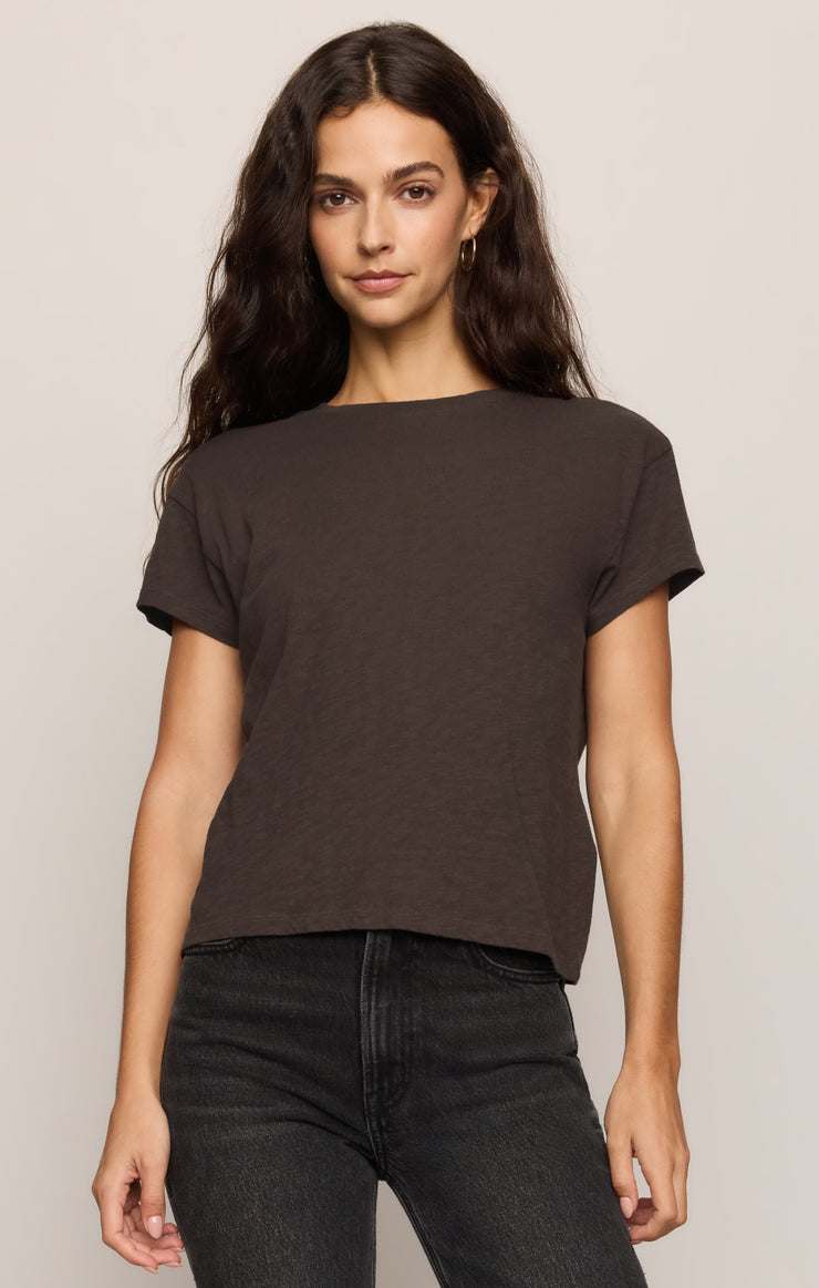 Tops Modern Slub Tee Cocoa Bean