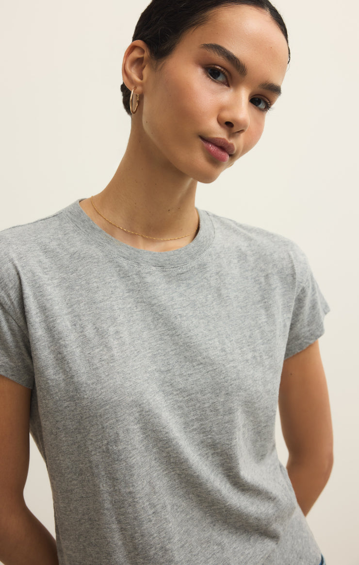 Tops Modern Slub Tee Classic Heather Grey